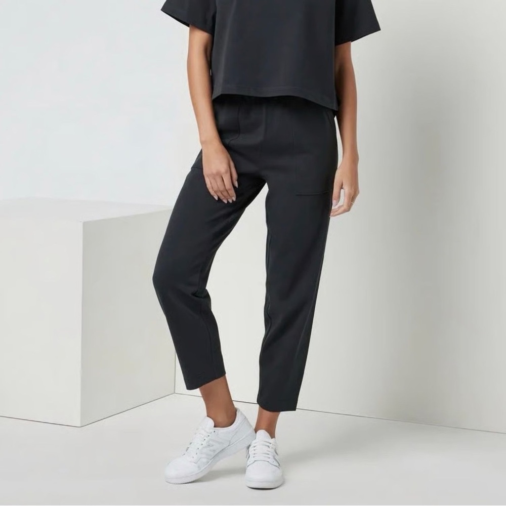 Vuori Mackenzie Heavyweight 100% Cotton Pants / Sweatpants Washed Black Large